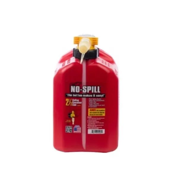 The No-Spill 2.5 gallon gas can